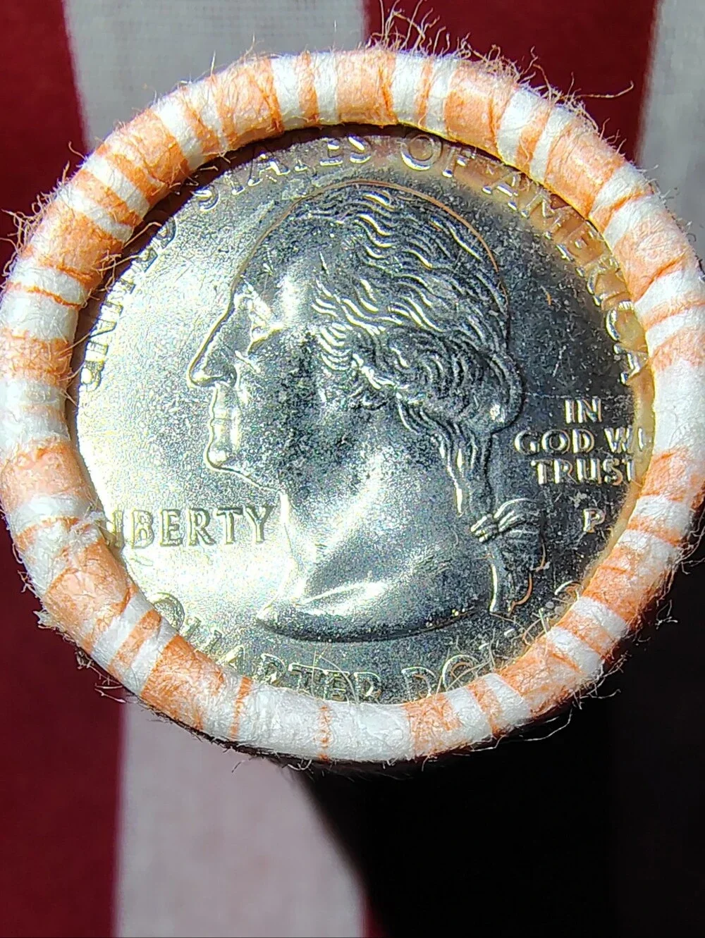 🇺🇸 Uncirculated Roll of '05 Kansas Quarter Roll 24k Gold Plated🇺🇸
